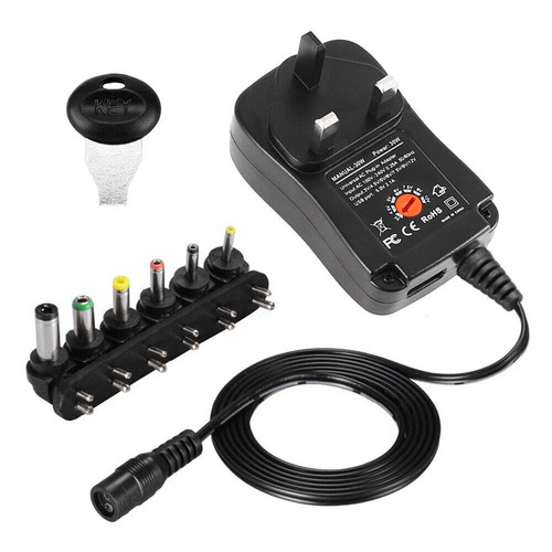 12v universal dc - 3‑12v, ac‑dc